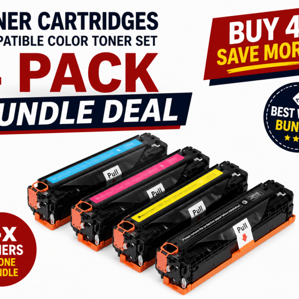 4x Canon CRG131/331/731 Toner Cart Bundle