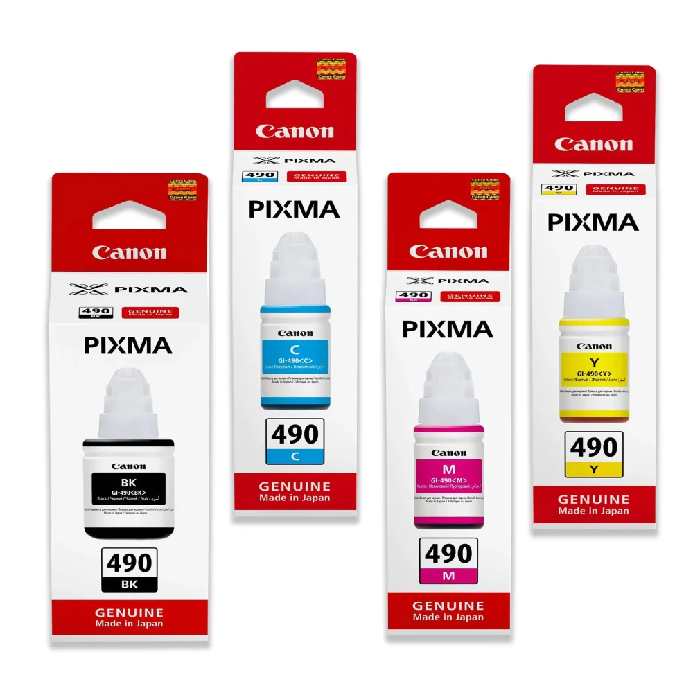 Canon Bottles Ink GI 490(Set)