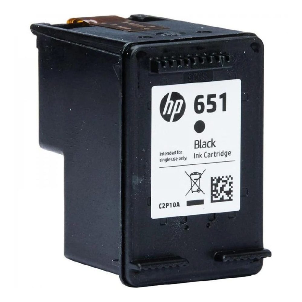 HP 651 Black Ink Cartridge - Image 2