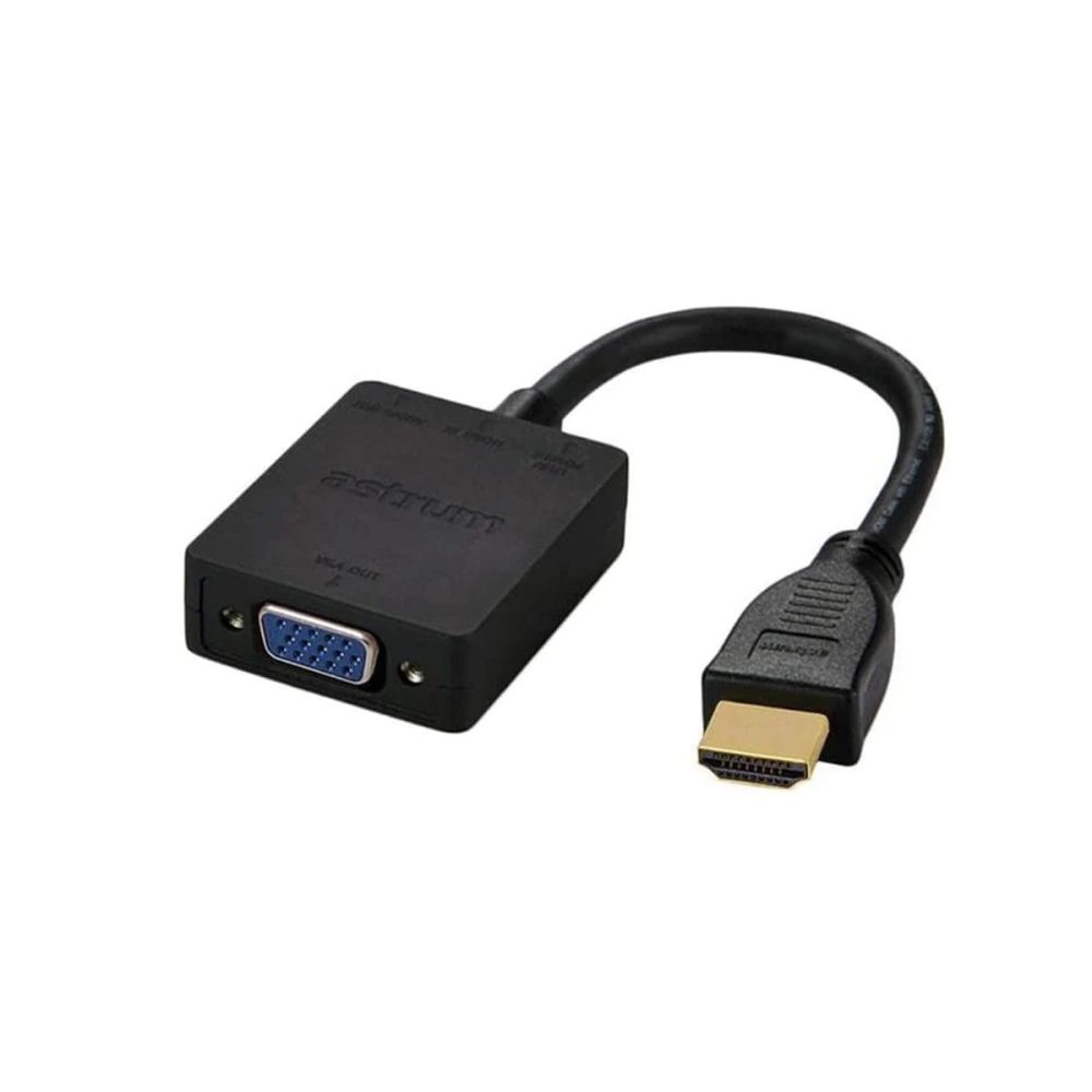 Astrum DA450 4K 60Hz HDMI Male to VGA Female Active Adapter