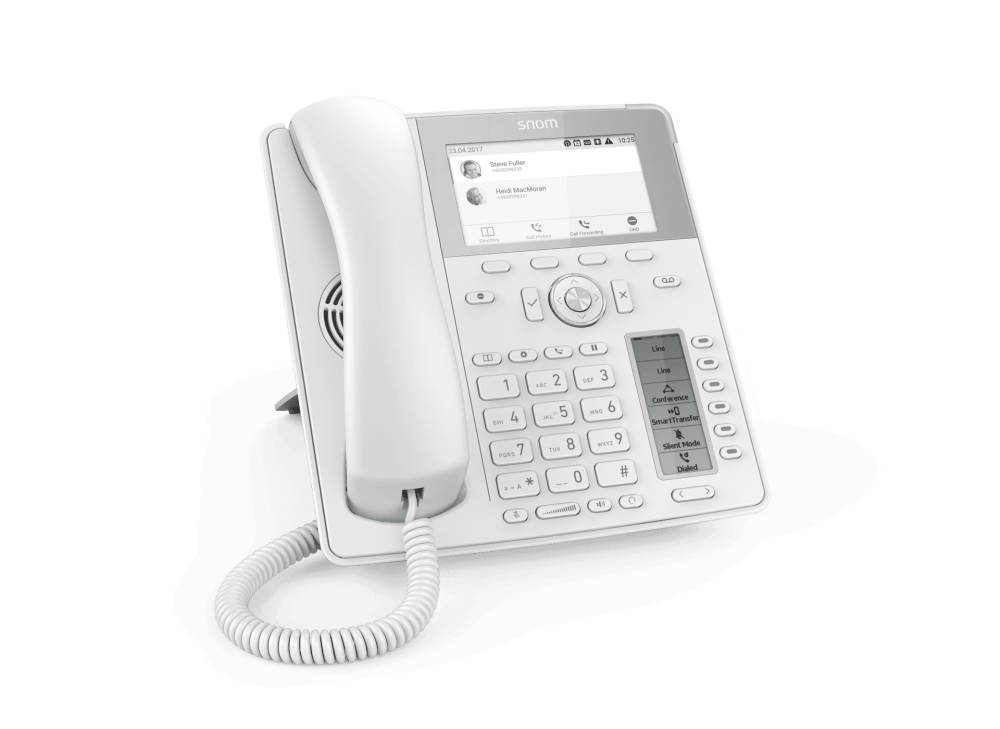 Snom D785W 12-line Desktop SIP Phone in White