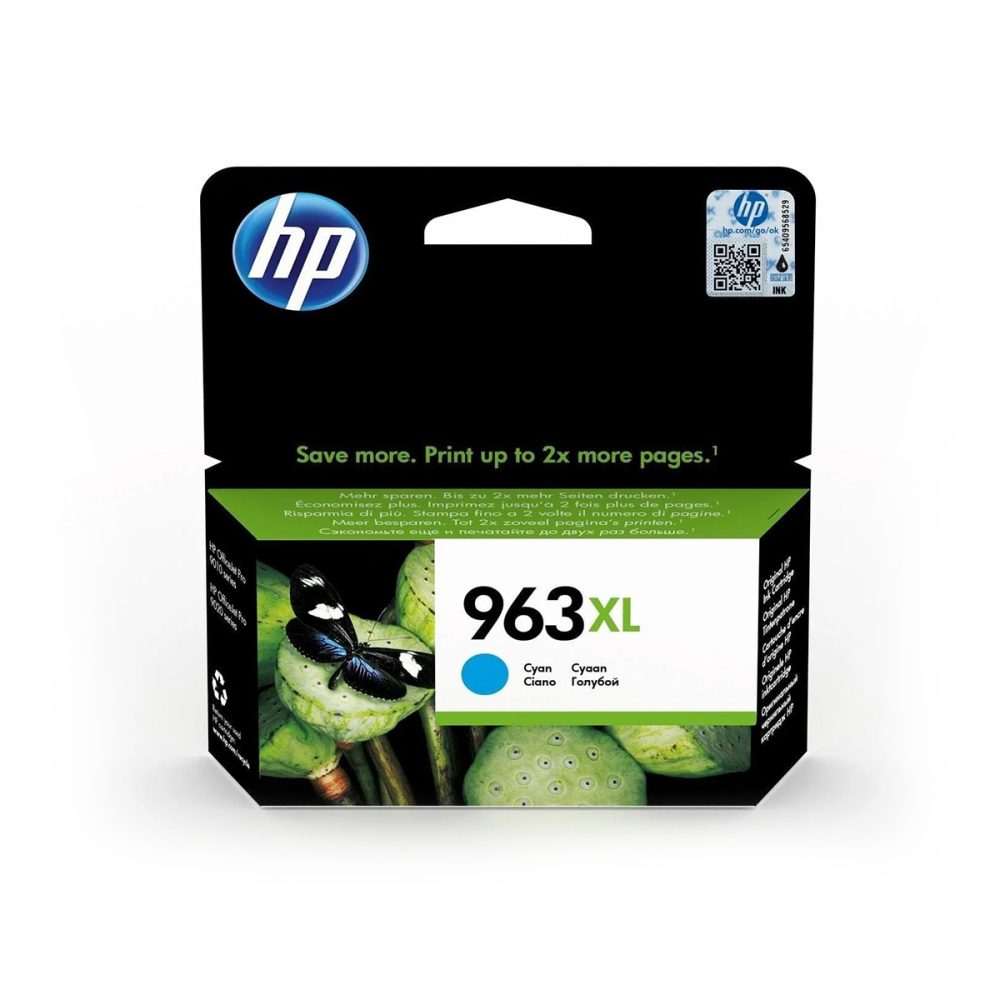 HP 963XL Cyan High Yield Printer Ink Cartridge