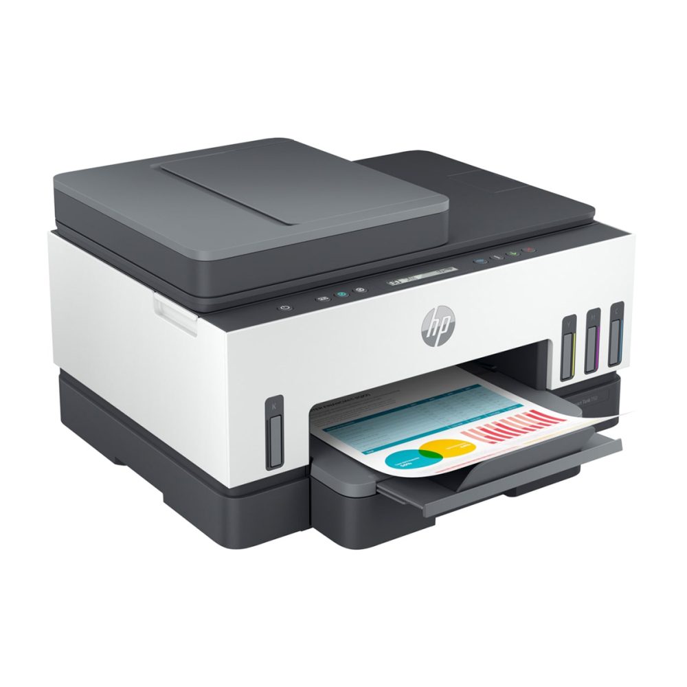 HP Smart Tank 750 Wireless A4 Multifunction Colour Inkjet Home & Office Printer - Image 3