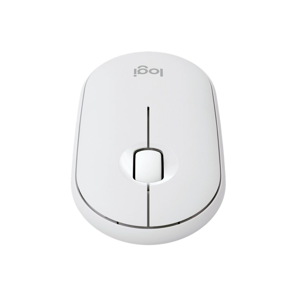 Logitech Pebble Mouse 2 M350S Ambidextrous Wireless Tonal White Optical Mouse - Image 3