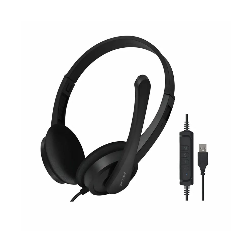 Astrum HU640 Wired USB Mic On-Ear Wire Headset