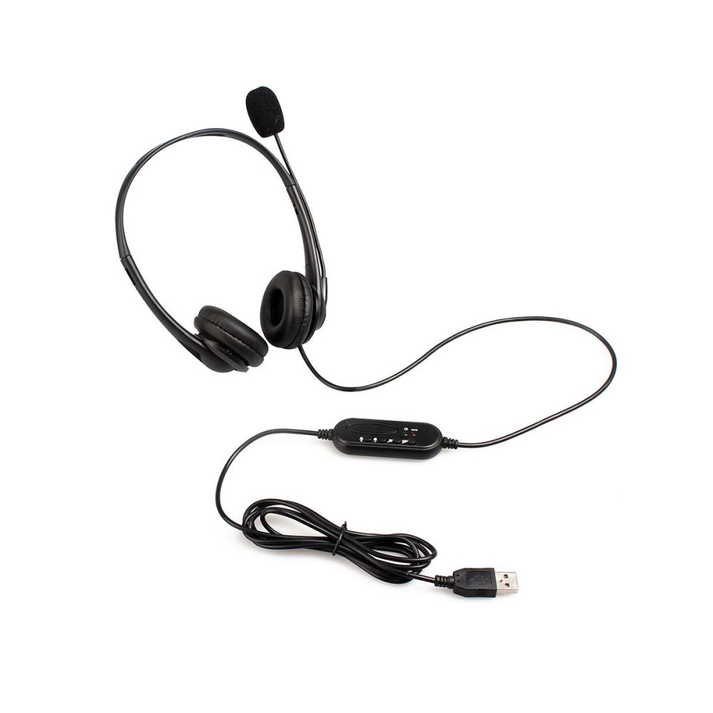 Astrum HS750 USB PC Stereo Headset with Fixed Mic