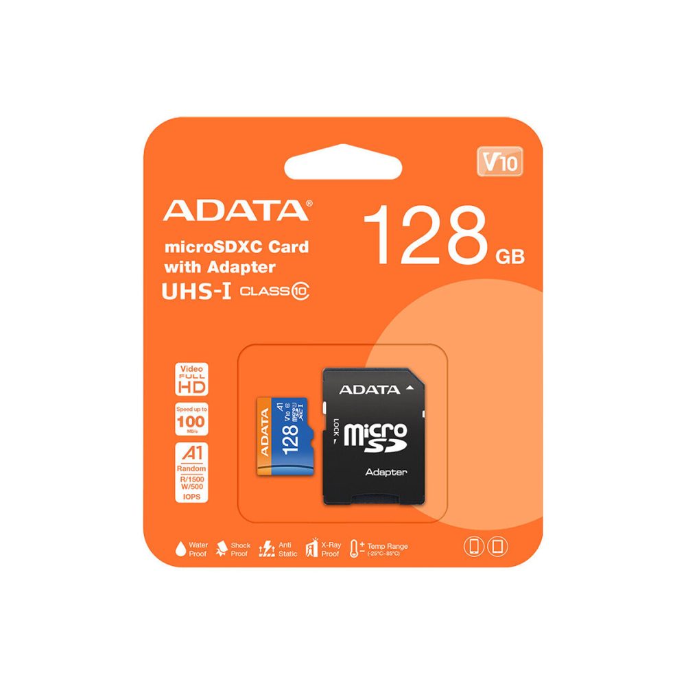 128GB ADATA Premier Memory Card MicroSDXC Class 10 UHS-I - Image 2