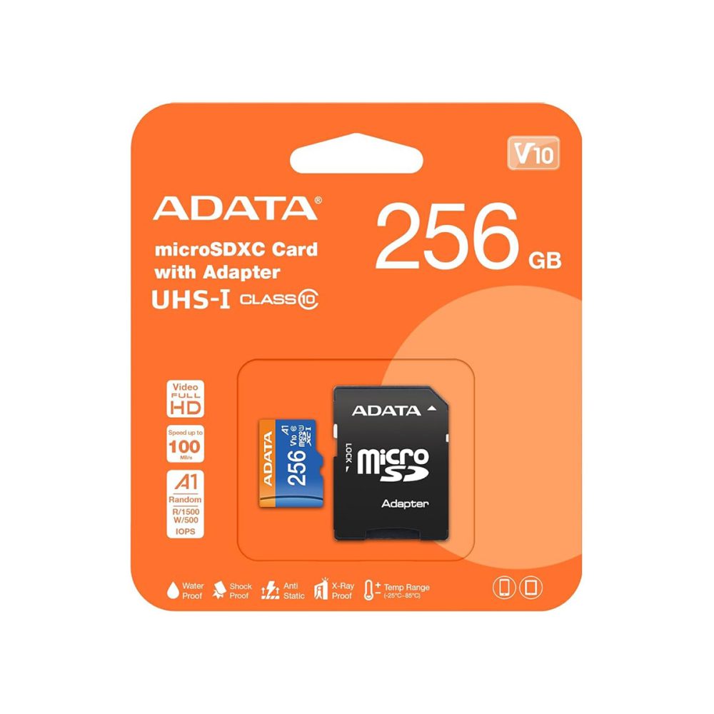 256GB Adata Premier MicroSDXC UHS-I Memory Card - Image 2