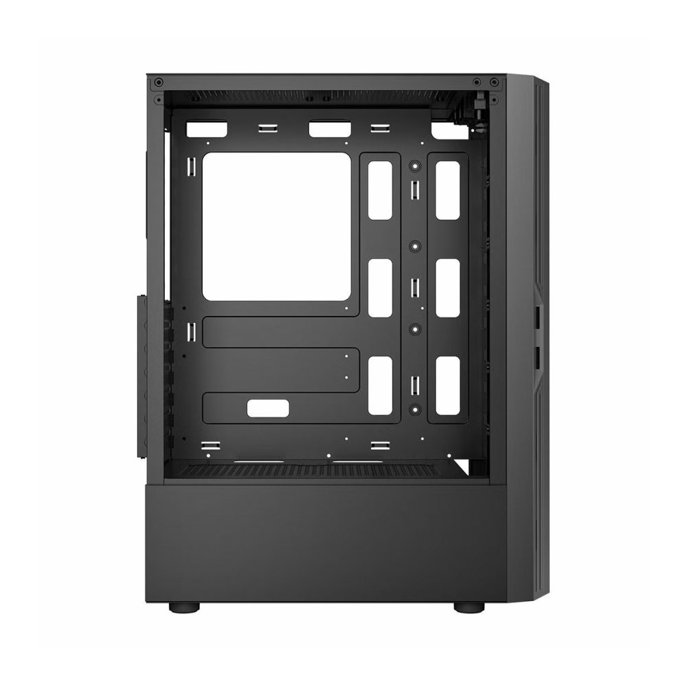 Antec AX20 RGB Windowed Black ATX Mid-Tower Desktop Chassis - Image 2