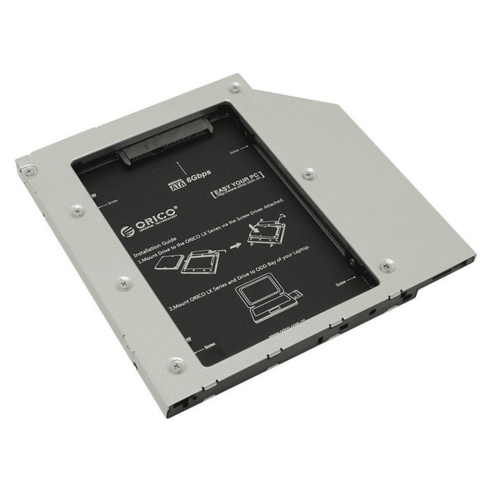 Enclosure Dvd 12.7Mm To Ssd Caddy