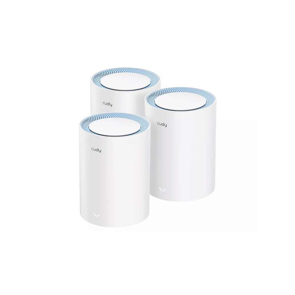 Cudy Dual Band WiFi 5 1200Mbps Fast Ethernet Mesh 3 Pack | M1200 (3-Pack)