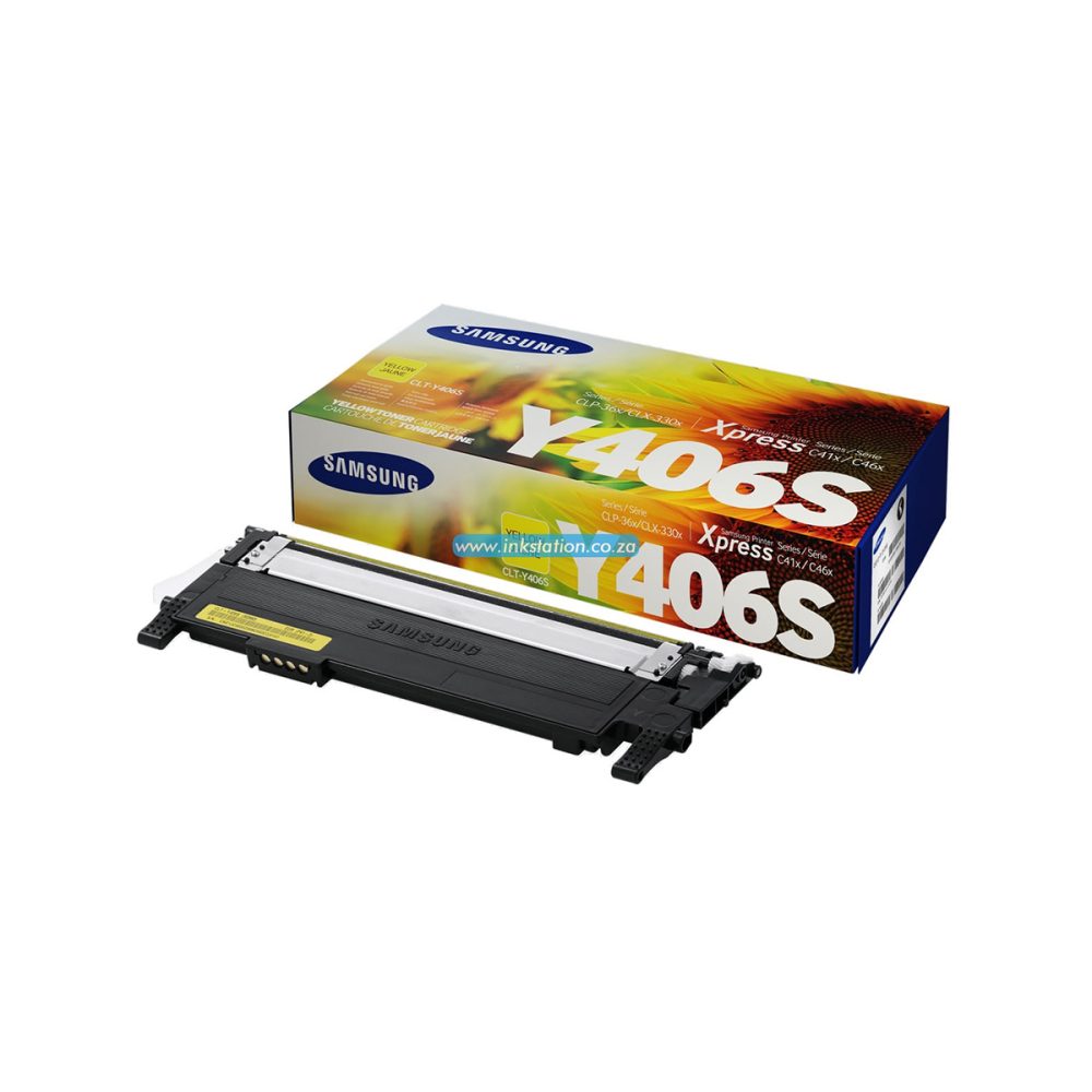 Samsung CLT-Y406S Yellow Toner Cartridge