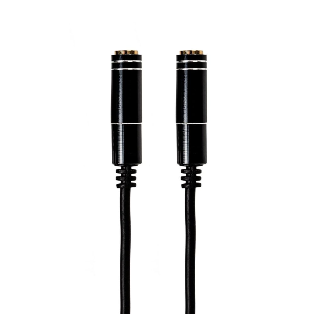 Gizzu 3-Pole Audio Splitter Cable - Black - Image 2