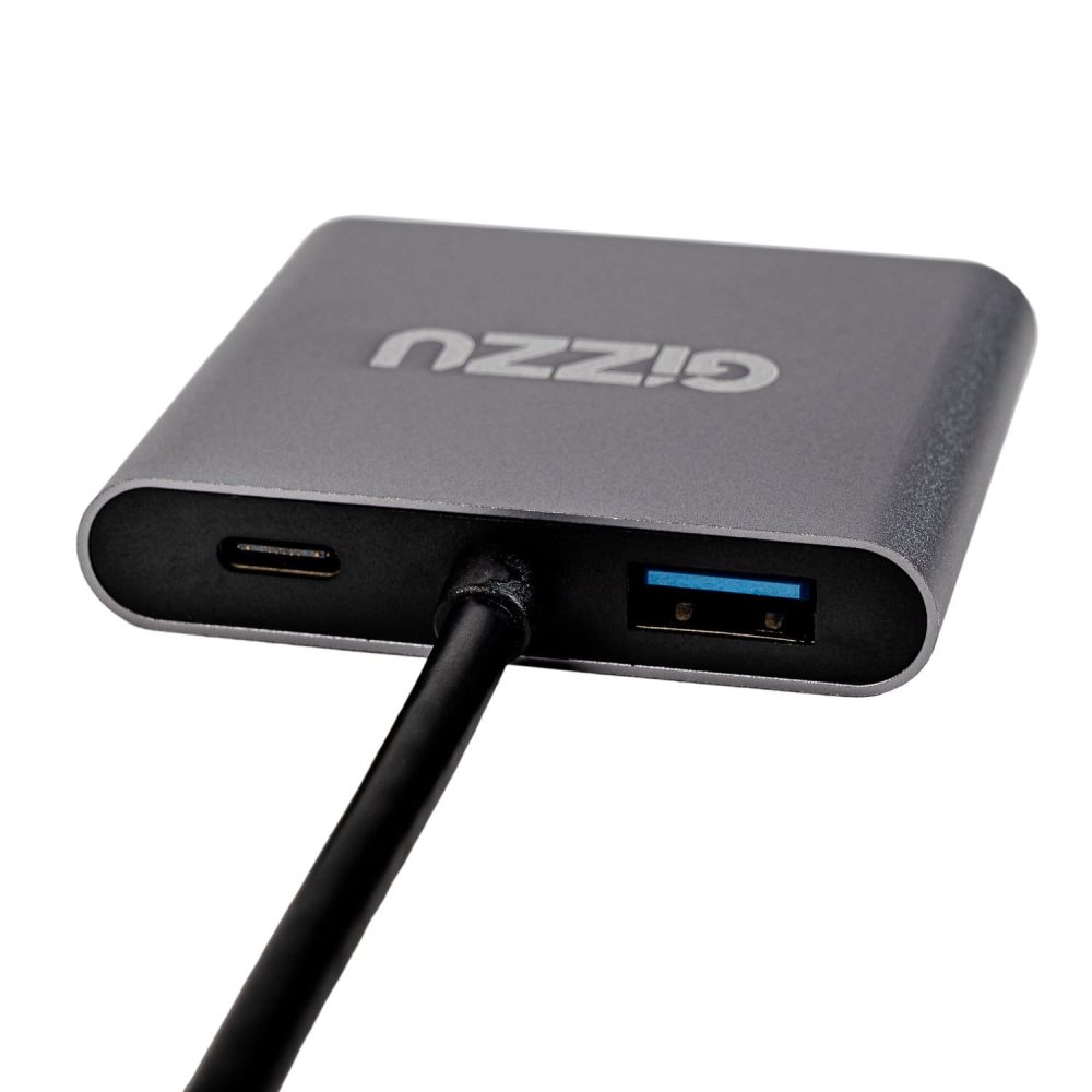 Gizzu 4-in-1 Type-C to Dual HDMI Hub - Image 3