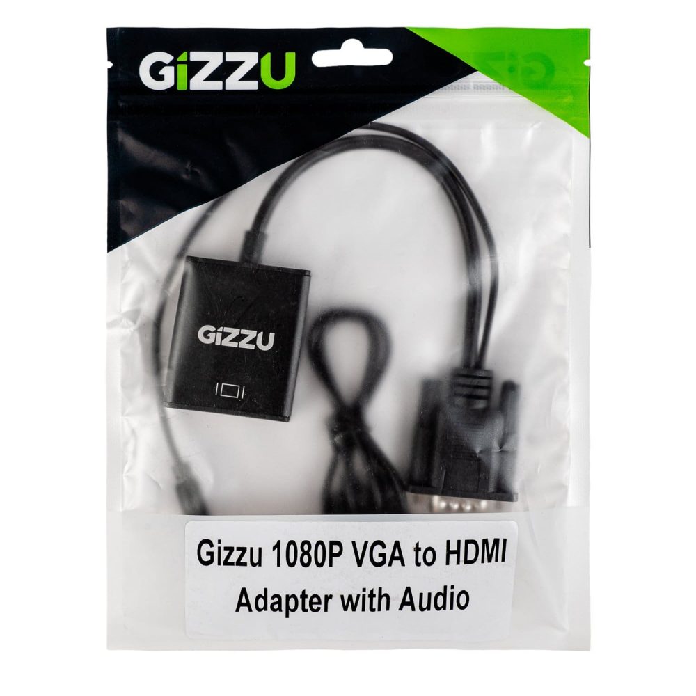 Gizzu 1080P VGA to HDMI Adapter with Audio - Image 3