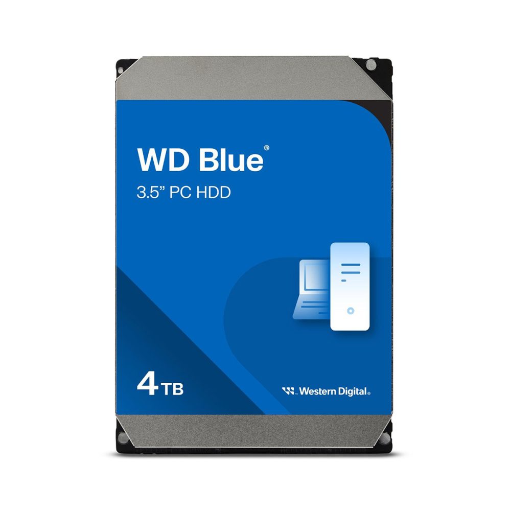 4TB Western-Digital Blue 5400rpm SATA 6Gb/s 256MB Cache 3.5" Internal Hard Drive