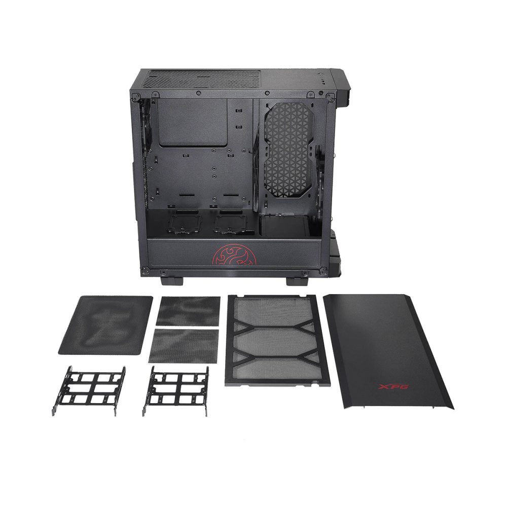 XPG Invader Tempered Glass Black SPCC Steel Mid-Tower Desktop Chassis - Image 2