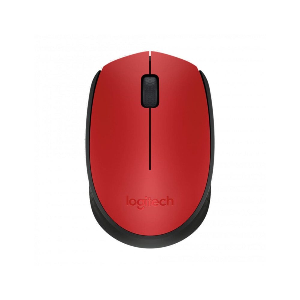 Wireless Logitech M171 Mouse Red