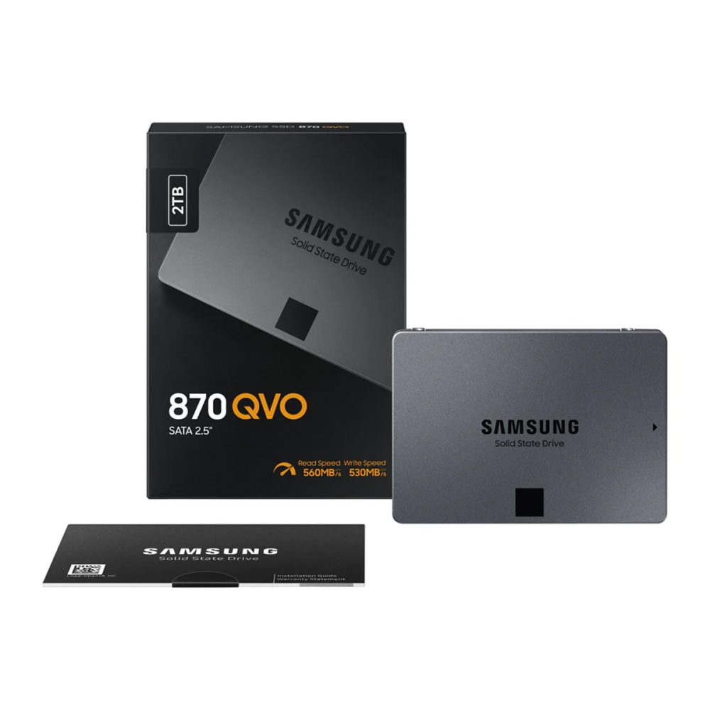 2TB Samsung 870 QVO SATA 6GB/s 2.5" Solid State Drive - Image 3