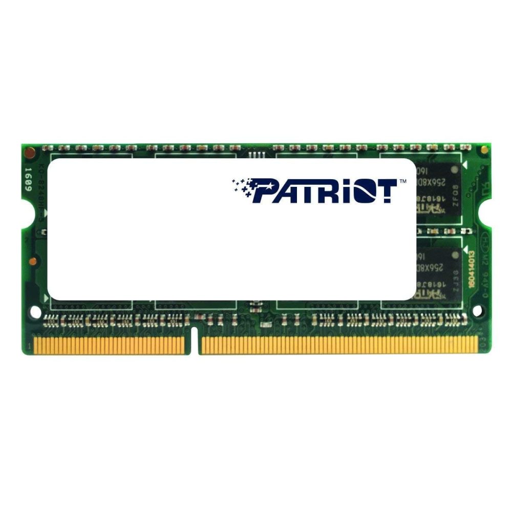 4GB Patriot Signature Line 1600MHz DDR3L Dual Rank SODIMM Notebook Memory