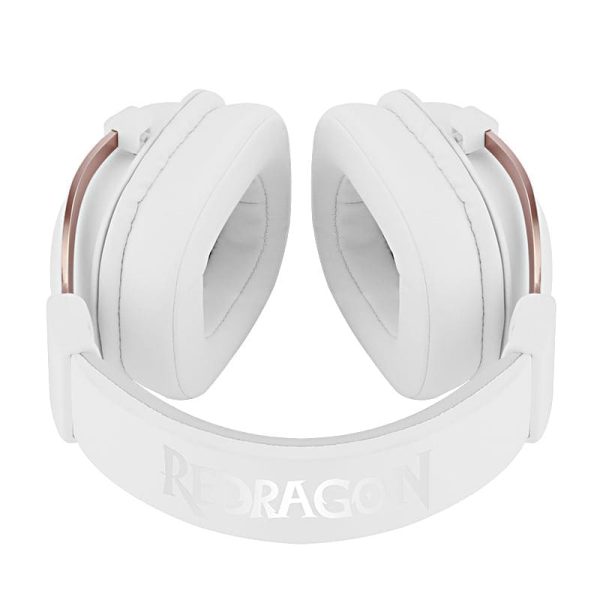 REDRAGON Over-Ear ZEUS 2 USB Gaming Headset - White - Image 4