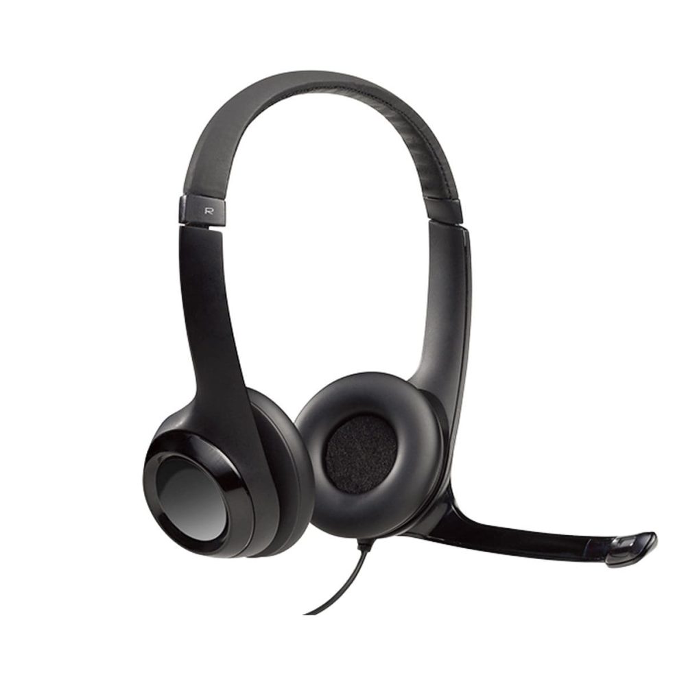 Logitech H390 USB Type-A Black Wired Calling Headset