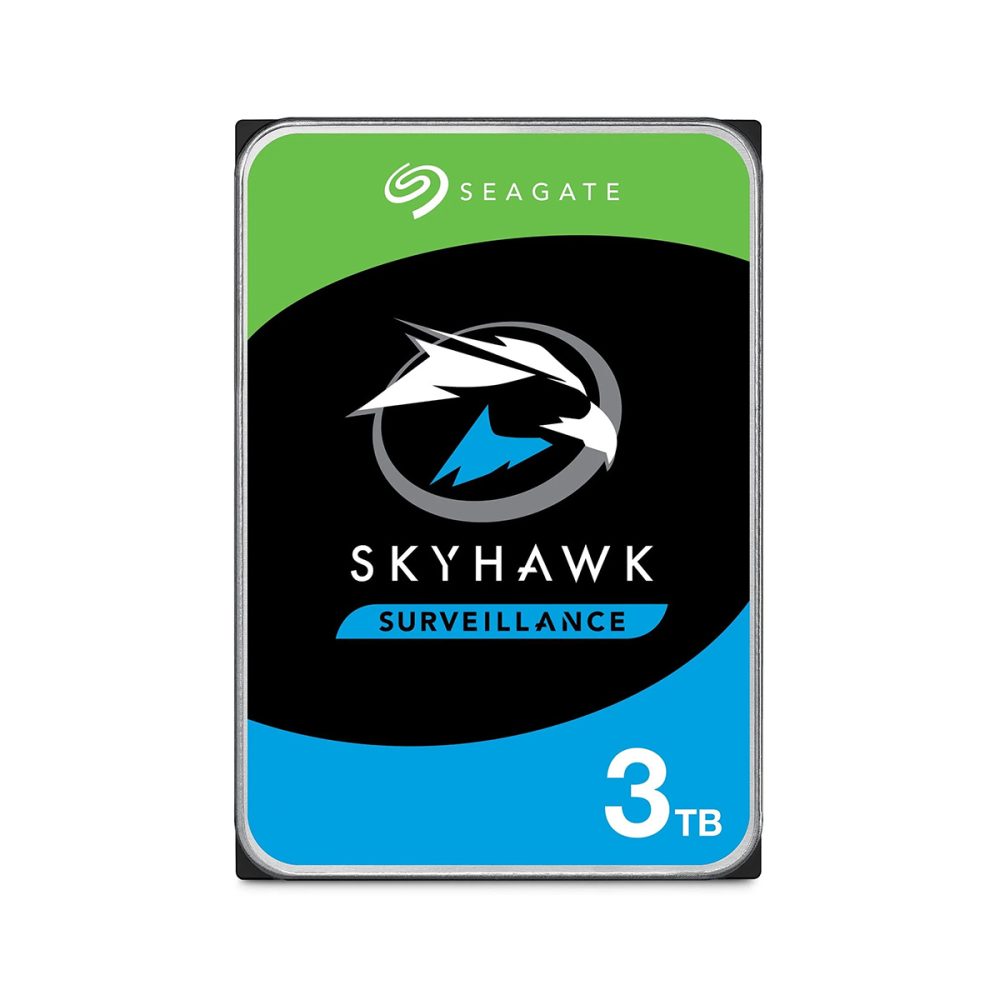 3.5" 3TB Seagate SkyHawk SATA 256MB Cache Internal Hard Drive