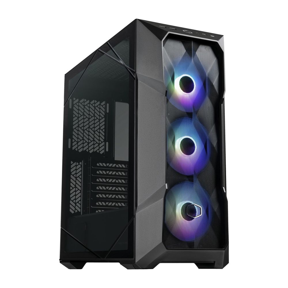 Cooler Master MasterBox TD500 V2 Clear Tempered Glass ARGB Black ATX Mid-Tower Chassis