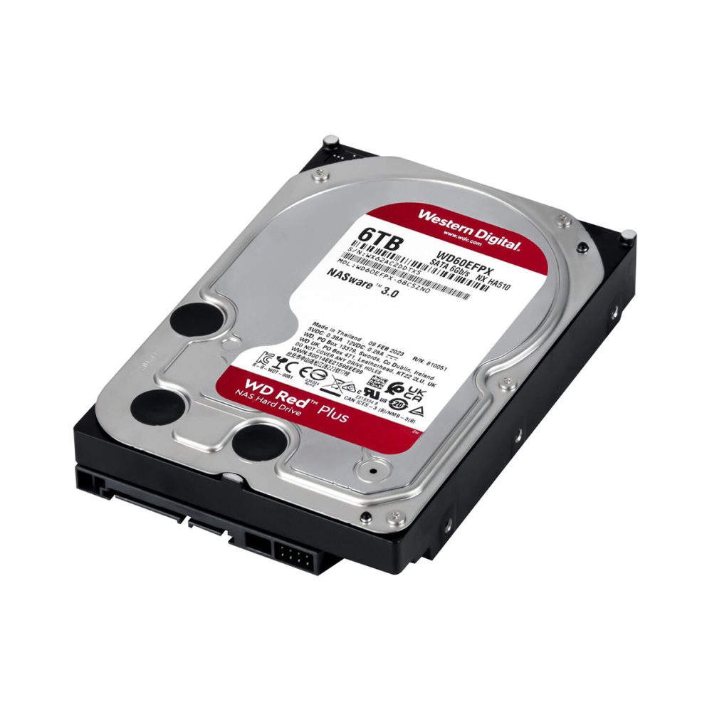 3.5" 6TB Western-Digital Red Plus Internal NAS Hard Drive - Image 2