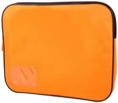 Marlin Canvas Book Bag Orange – Safe And Secure Zip Closure