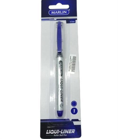 Marlin Liqui Liner Roller Ball Pen Blue Single – Medium