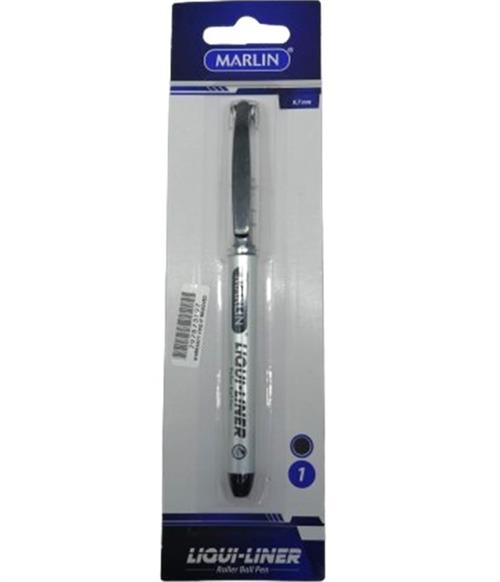 Marlin Liqui Liner Roller Ball Pen Black Single – Medium