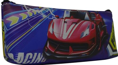 Brainware PU Leather 1 Pocket 20cm Pencil Bag – Ferrari