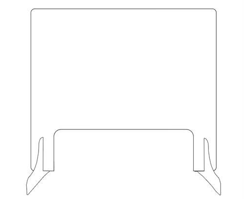 Casey Self Supporting Protective Transparent Barrier
