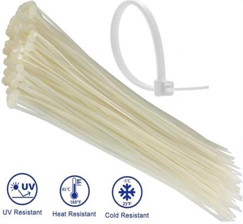 Noble Nylon Cable Ties 4.8 x 300mm Pack of 100 White