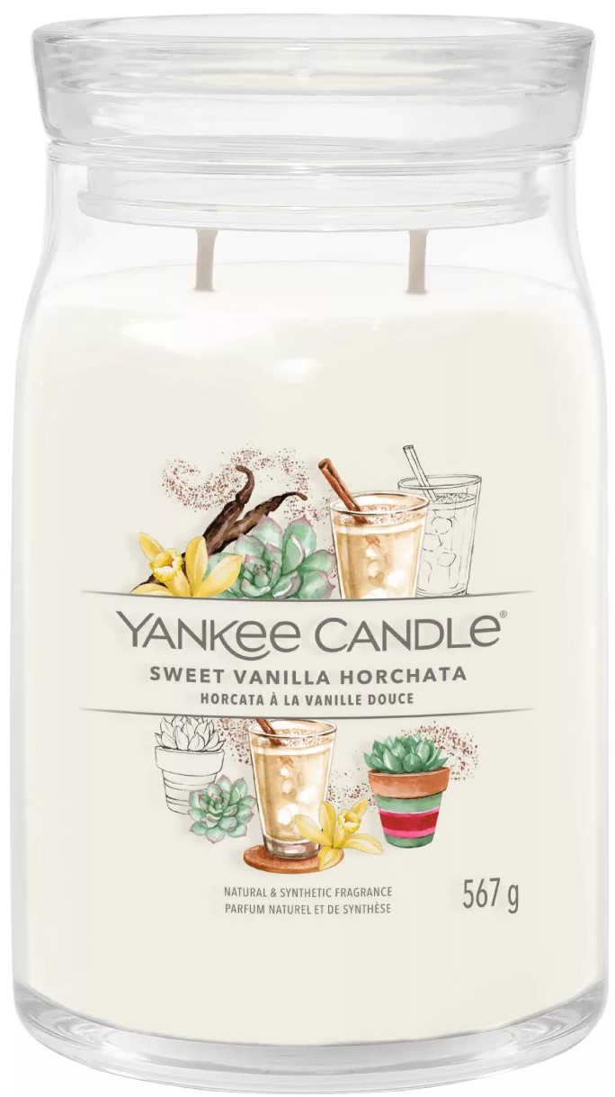 Yankee Candle Sweet Vanilla Horchata Signature Large Jar