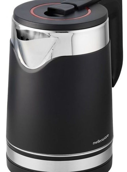 Kettle Dual Wall 360 Degree Cordless Stainless Steel Black