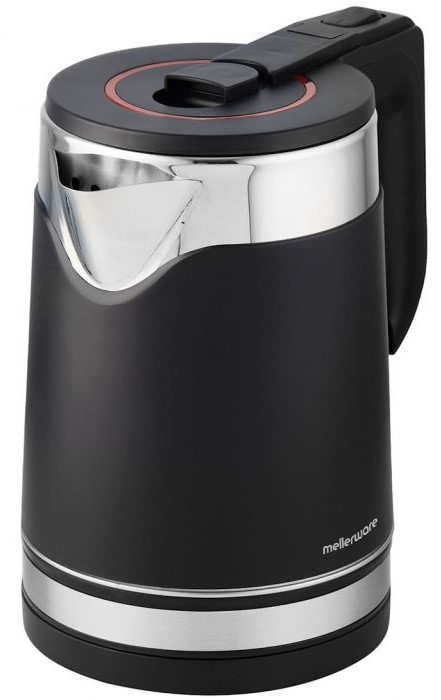 Kettle Dual Wall 360 Degree Cordless Stainless Steel Black