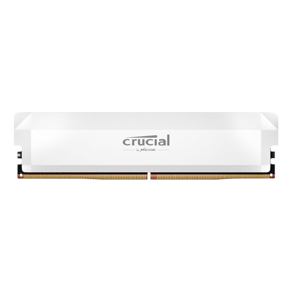 16GB Crucial Pro Overclocking 6400Mhz DDR5 Desktop Memory White
