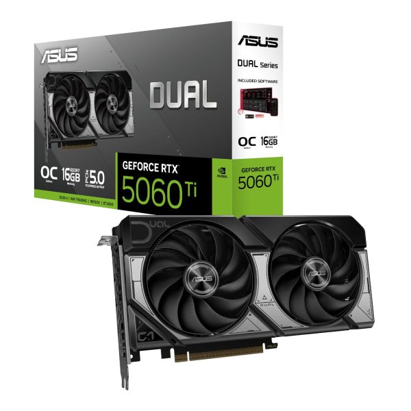 16GB ASUS Dual GeForce RTX 5060 Ti OC Edition GDDR7 Graphics Card
