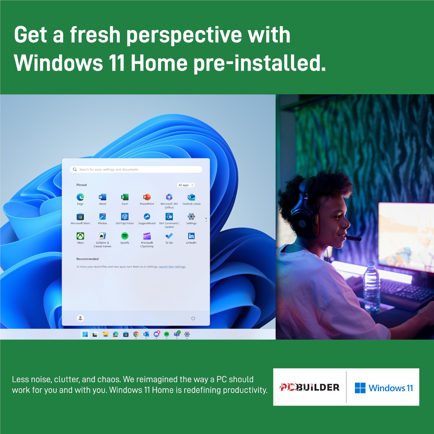 PCBuilder Ryzen 5 8600G WARDEN Windows 11 Gaming PC - Image 6