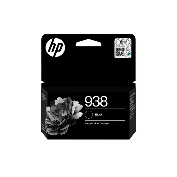 HP 938 Black Std Ink Cartridge Orig-1,250 pages