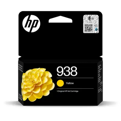 HP 938 Yellow Std Ink Cartridge Orig-1,000 pages