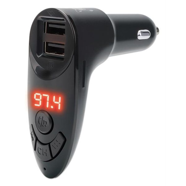 Manhattan Bluetooth FM Transmitter with Dual USB Ports