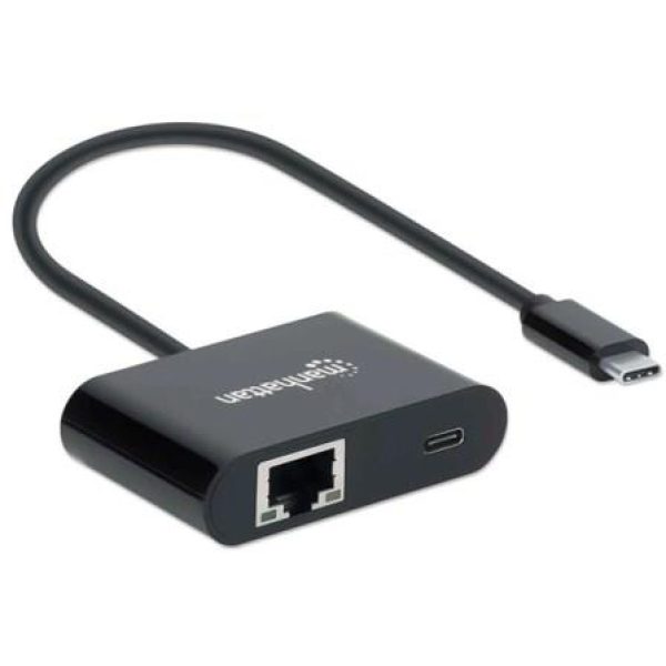 Manhattan SuperSpeed USB Type C to Gigabit Network Adapter