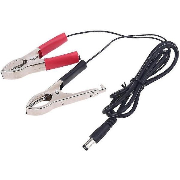 Solarix Cable DC Male To Battery Clamps