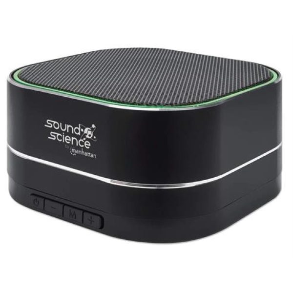Manhattan Sound Science Metallic LED Bluetooth Speaker