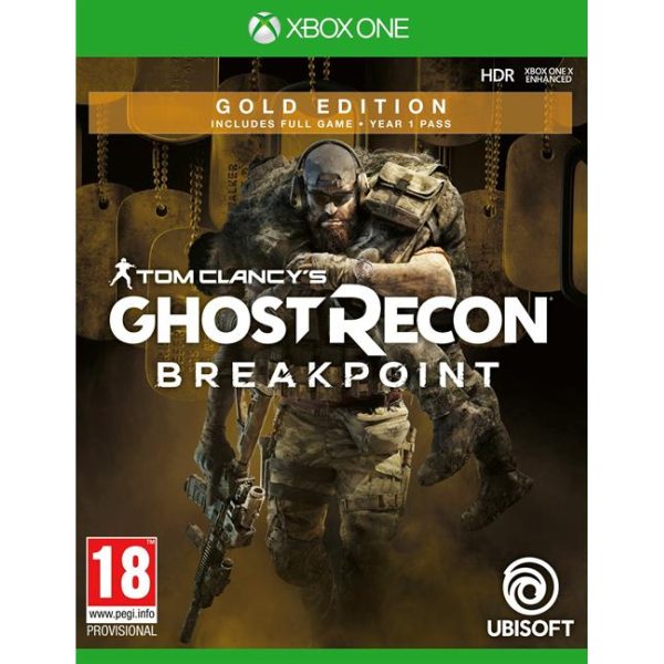 Xbox One Game Tom Clancy Ghost Recon Breakpoint Gold