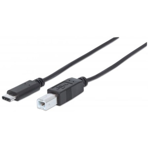 Manhattan USB TypeC Male to TypeB Male Cable