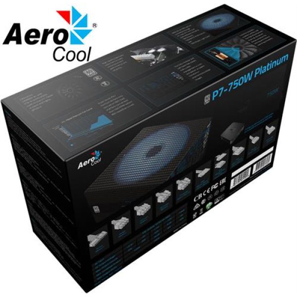 AeroCool Project 7 RGB Ready 750w 80 Plus Platinum